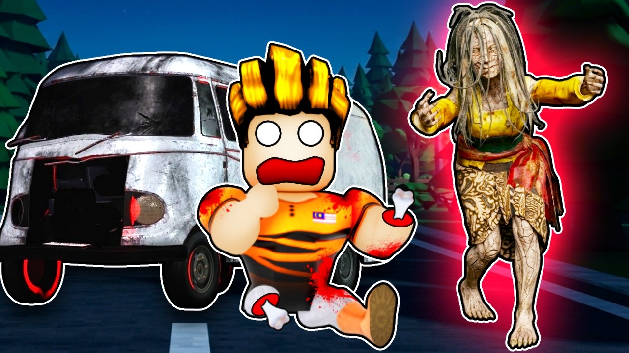 Seram Pemandu Van Accident Diganggu Hantu Indonesia 😱👹😱┃Danur The Last Chapter Roblox Malaysia