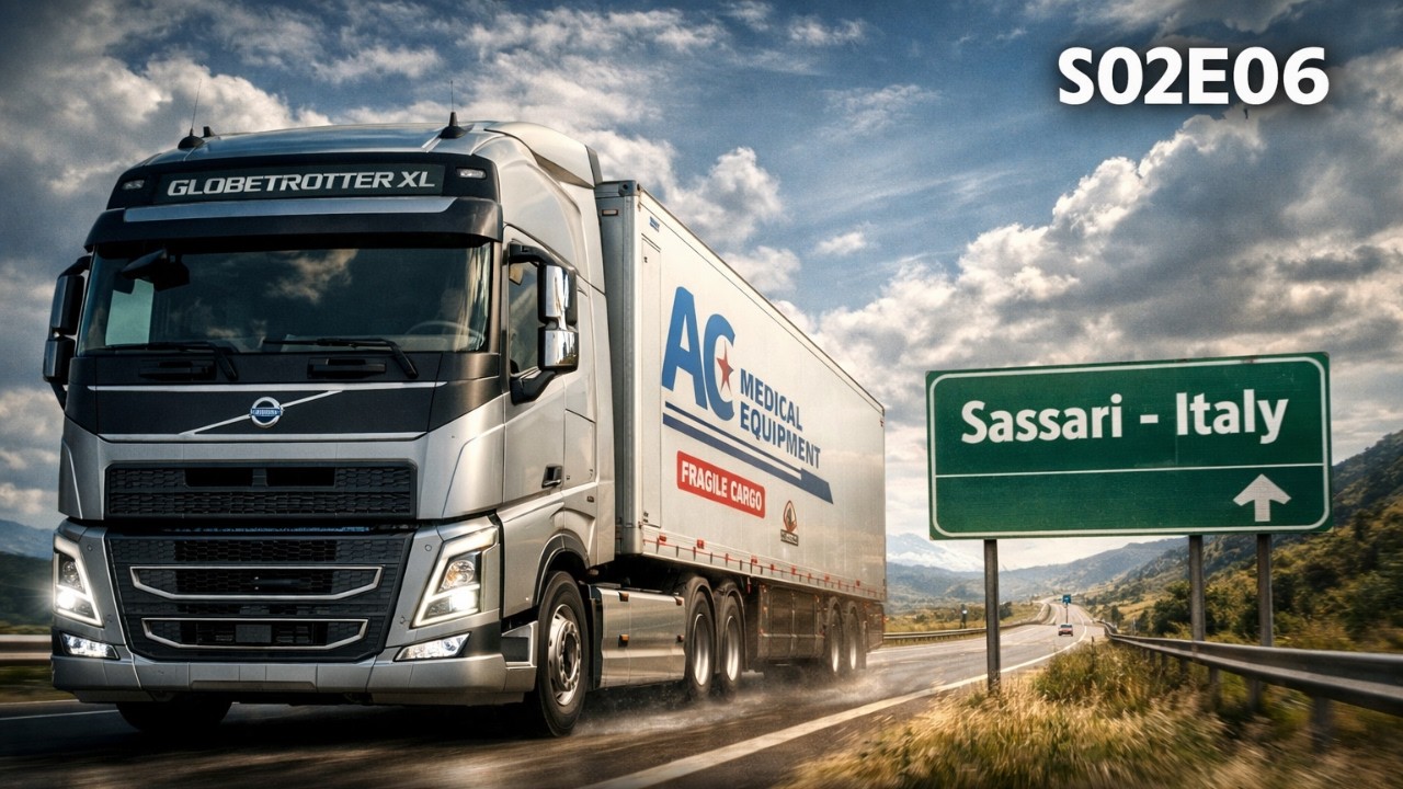 Urgent Medical Delivery | POV Truck Driving | No Commentary | Portugal to Italy | ETS2 S02E06