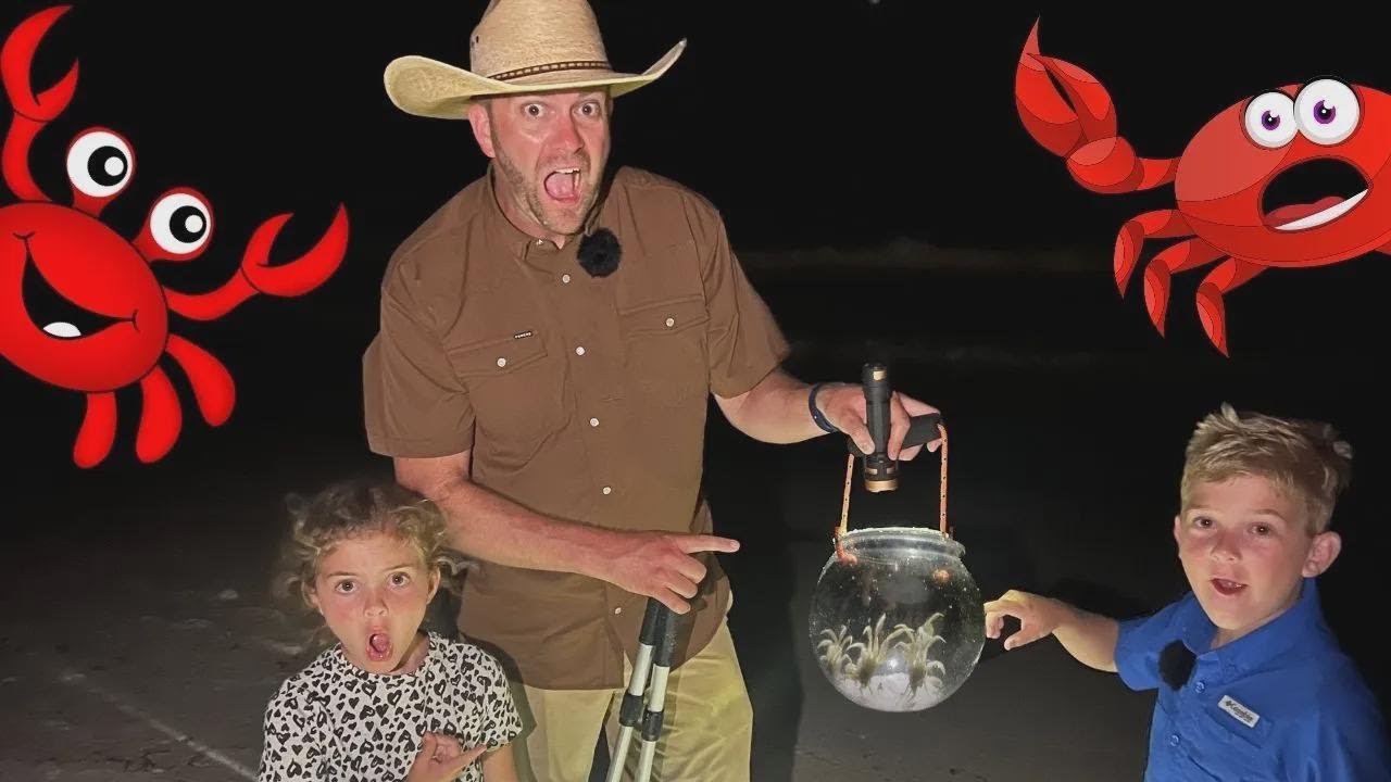 Cowboy Jack et les enfants partent à la chasse aux crabes ! Aventure sur la plage