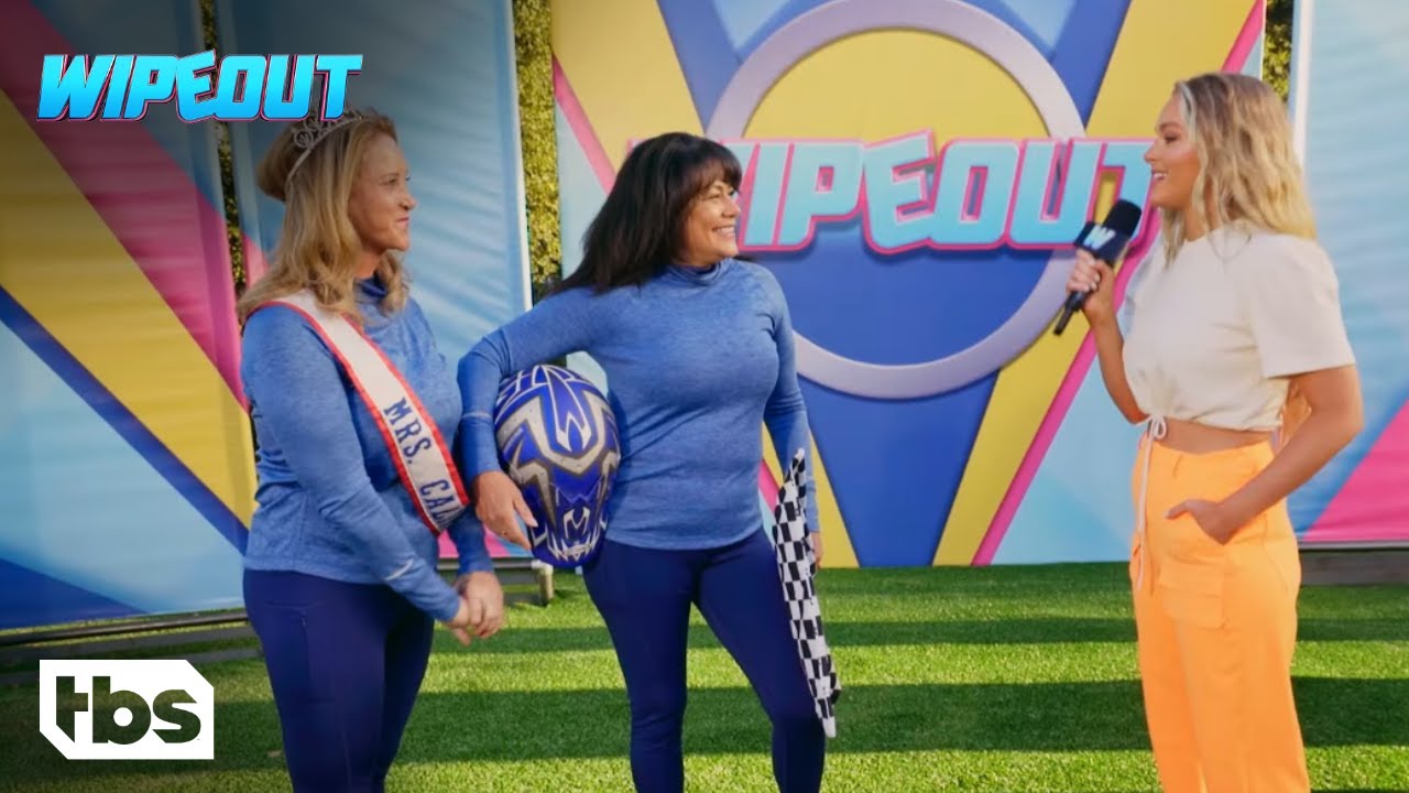 Wipeout: Oldest Contestants Practice On Their Balls At Home (Clip) | TBS