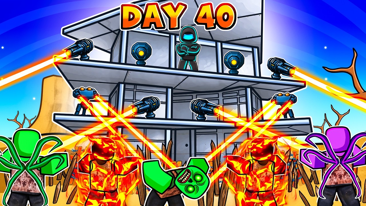 Building The Safest Base In Roblox The Apocalypse