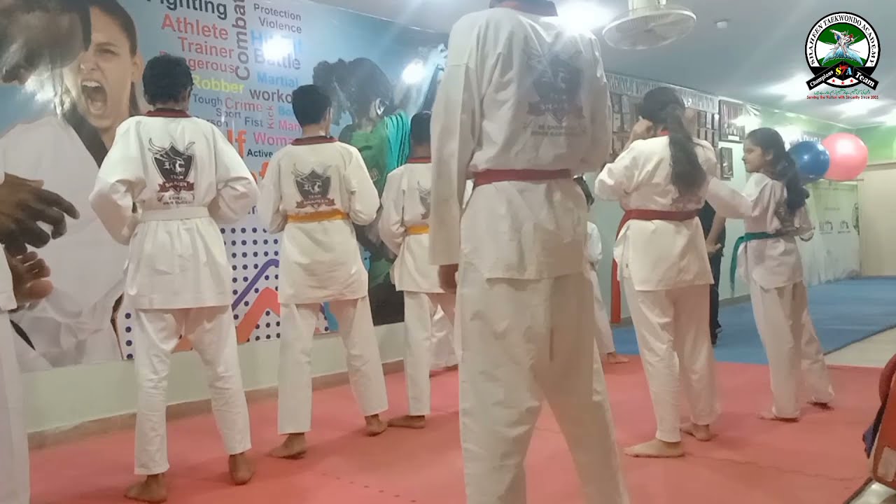 Training for Kicks at Shaheen Taekwondo Academy Fitness Gym | by Master Muhammad Shahbaz