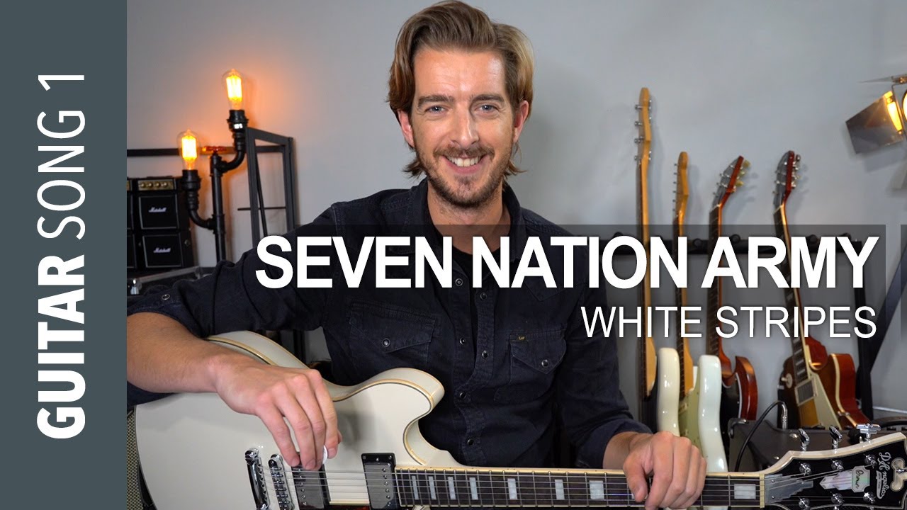 Seven Nation Army by The White Stripes - Guitar Tutorial & Live Band Jam