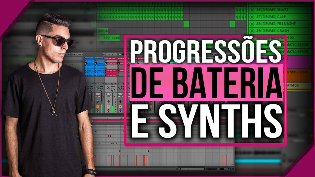 Episódio 12 - Como Criar PROGRESSÕES De Bateria e Synths (Ableton | Psytrance)