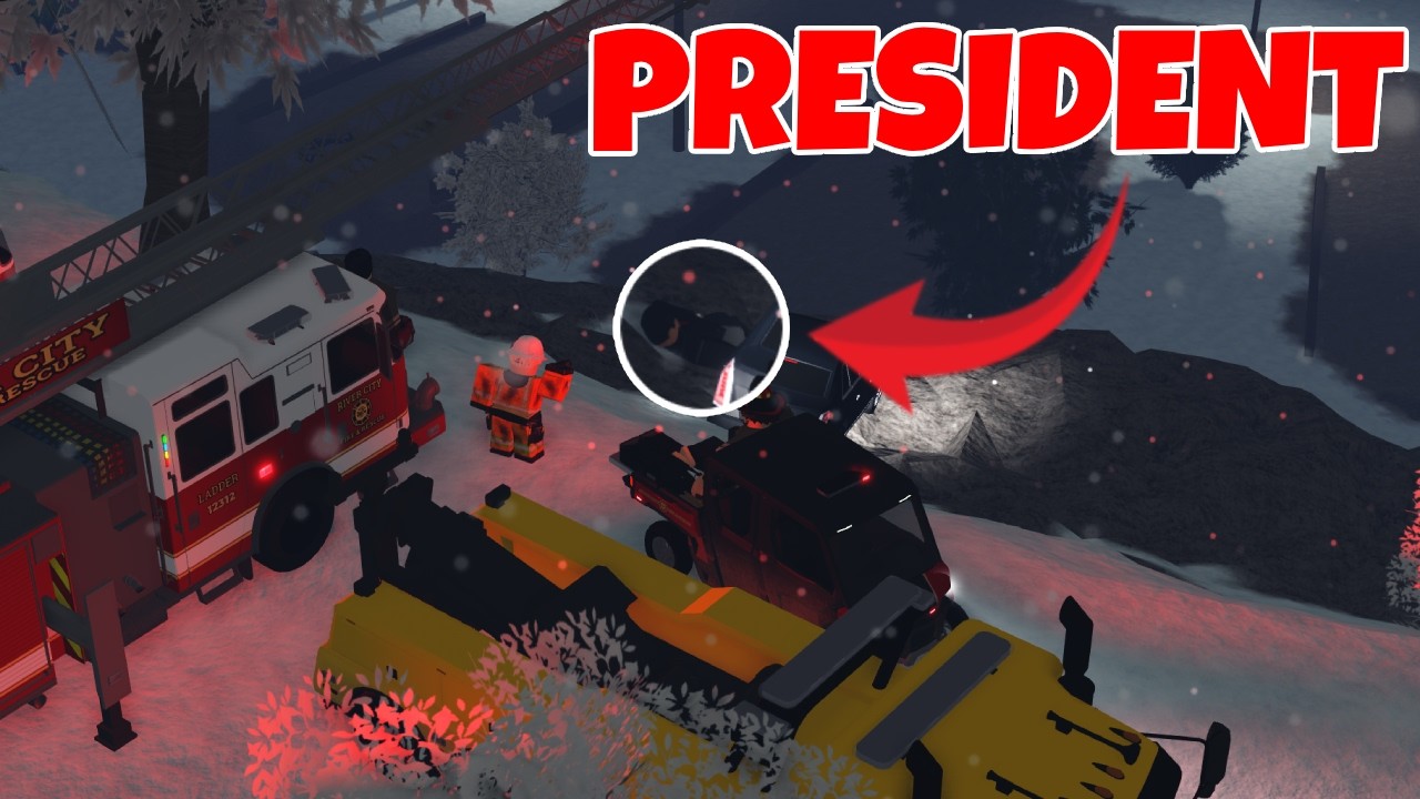Firefighters SAVE PRESIDENT From Limo CRASH!! (ER:LC RP)