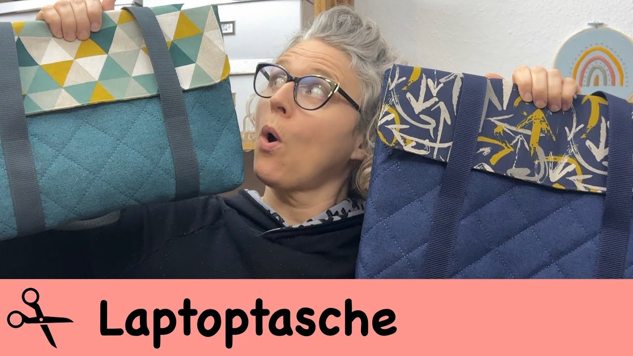 Laptoptasche #1 nähen / Neue Nähsets / kostenloses Schnittmuster