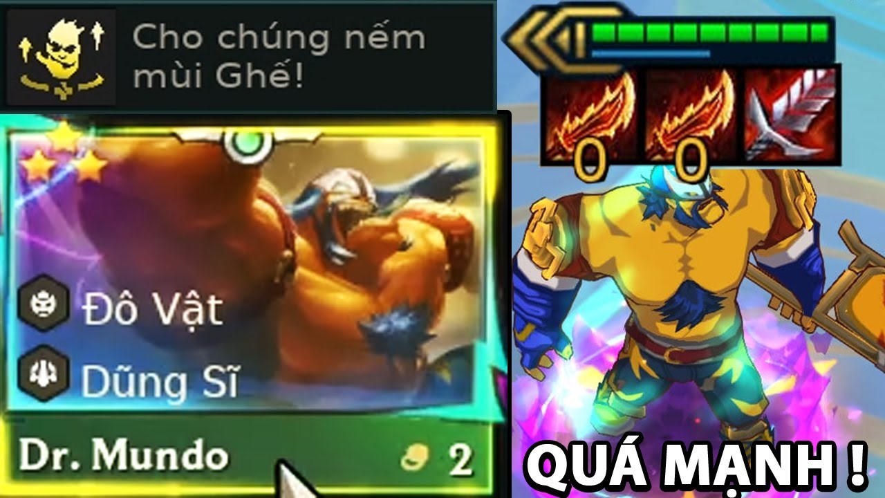 LÕI CARRY CỰC MẠNH DR.MUNDO CHO CHÚNG NẾM MÙI GHẾ | MINH WICKED ĐTCL MÙA 15.