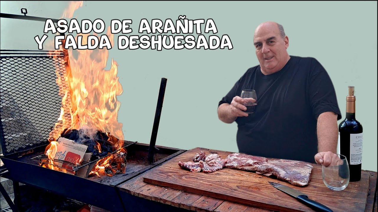 Asado ARAÑITA Y FALDA DESHUESADA. 👍