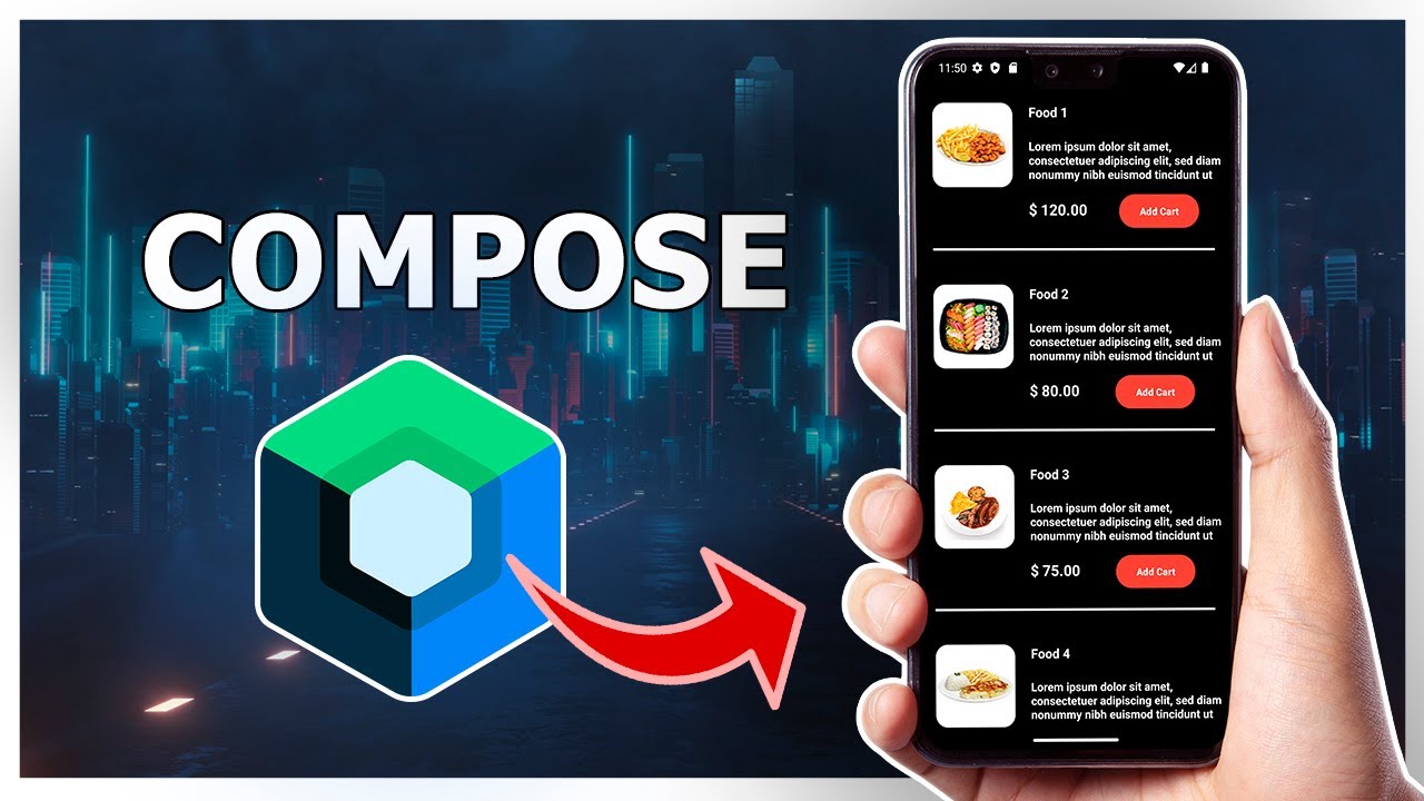 CRIANDO 3 APLICATIVOS ANDROID - App de Restaurante com JETPACK COMPOSE | CONCLUSÃO E...