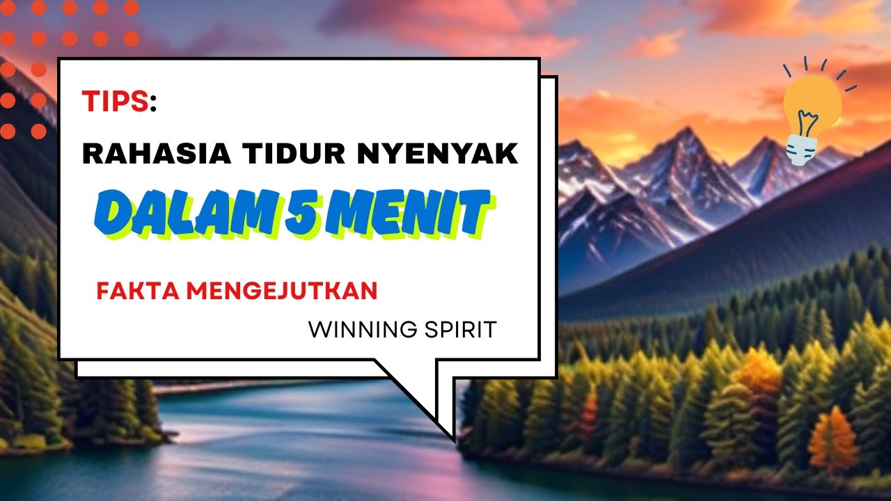 Rahasia Tidur Nyenyak dalam 5 Menit 