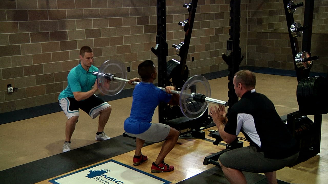 How to perform a front squat