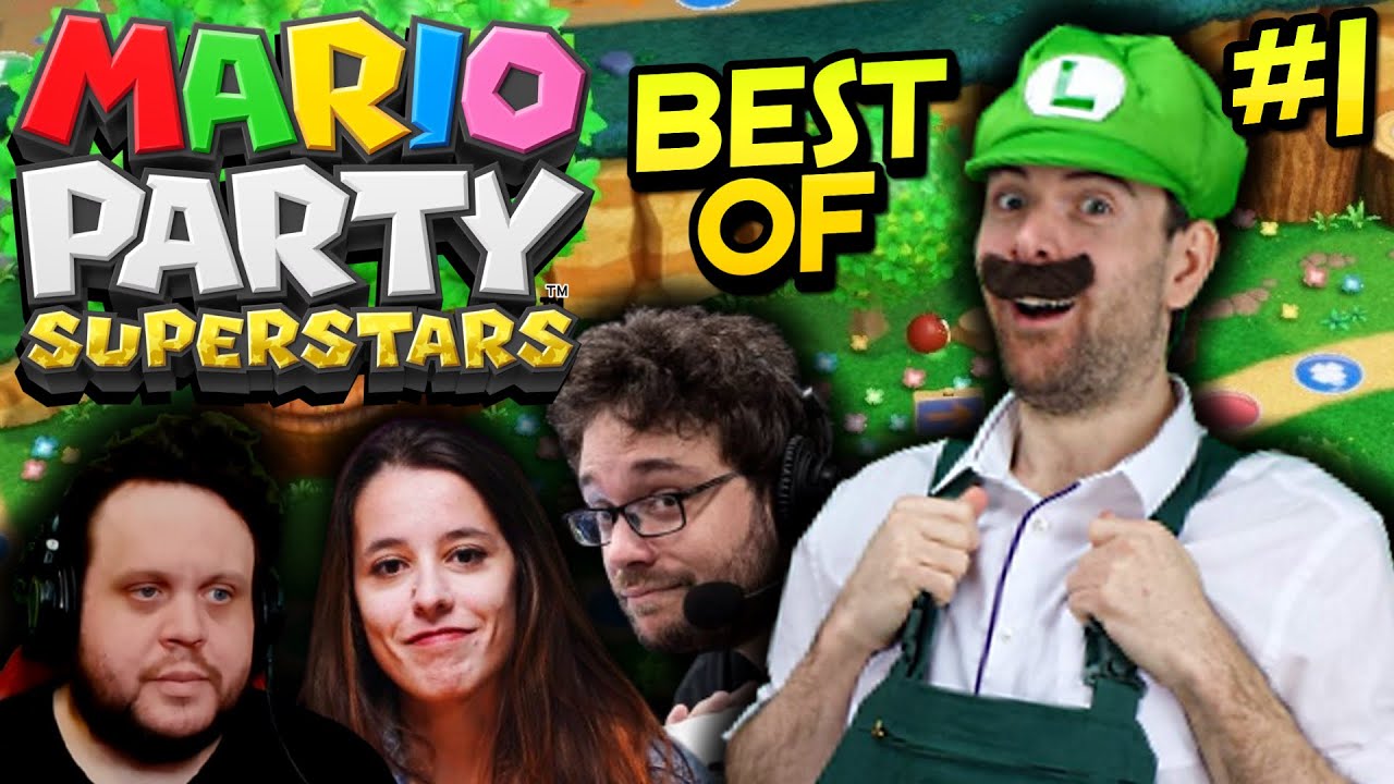 MARIO PARTY SUPERSTARS #1 feat. Antoine Daniel, Mynthos & AngleDroit (Best-of du Lundi #20)