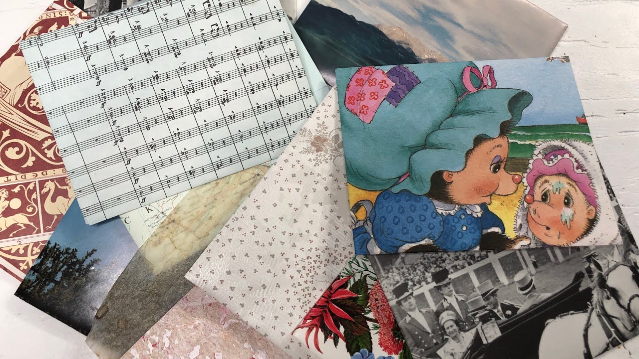 Mass Making - Making envelopes from over sized book pages #massmakingmonday