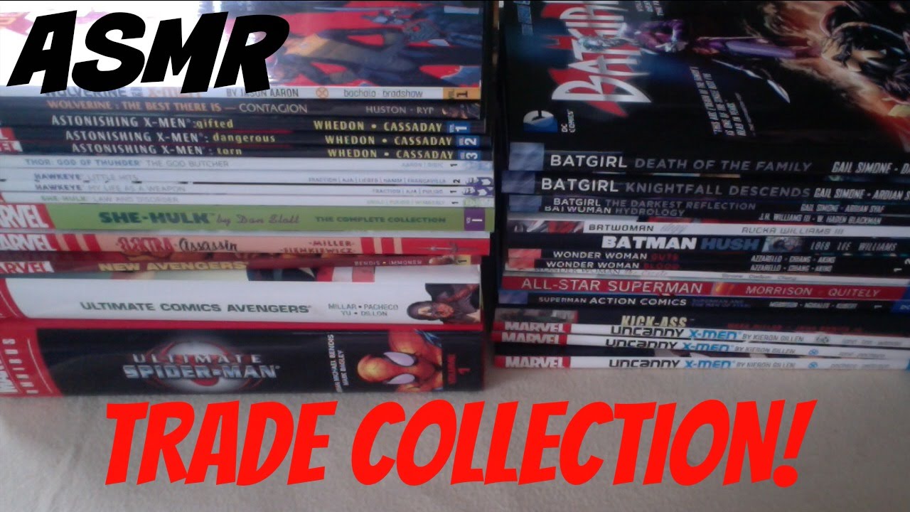ASMR Comic/Trade Collection d[-_-]b Soft spoken, page turning & book sounds