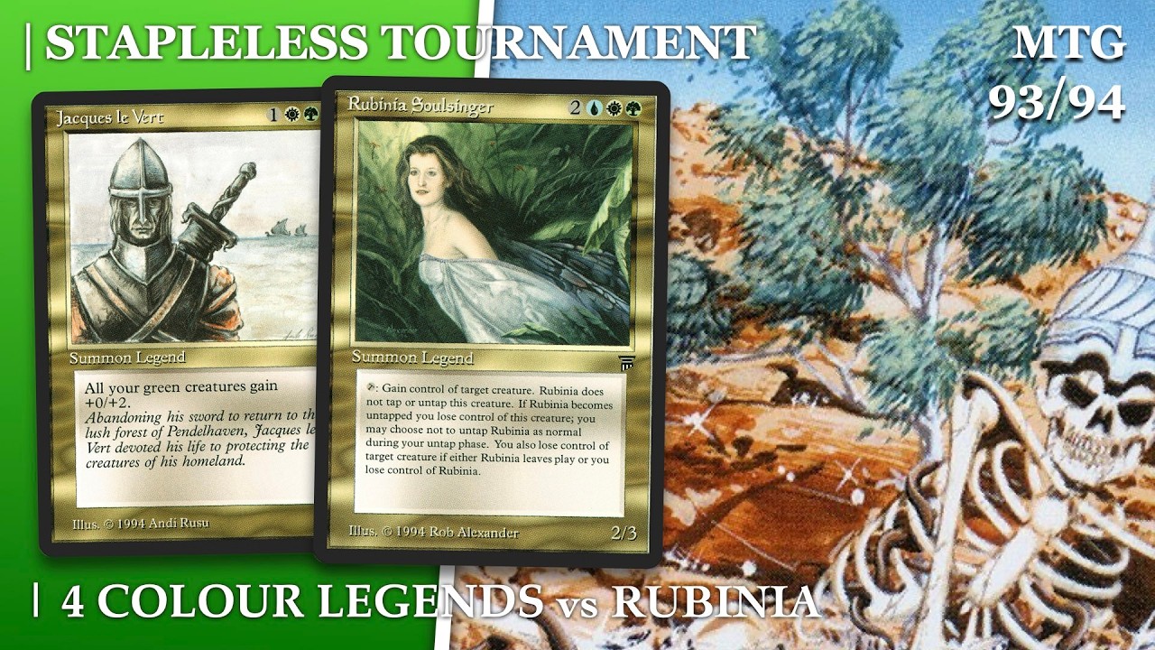 4 Colour Legends против Rubinia, полуфинал турнира Stapleless | OS Magic The Gathering #mtg9394 854