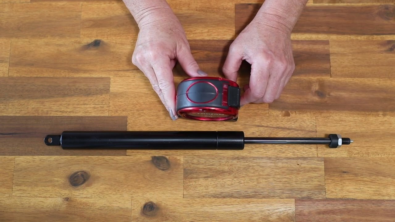 How to measue a rigid locking gas strut
