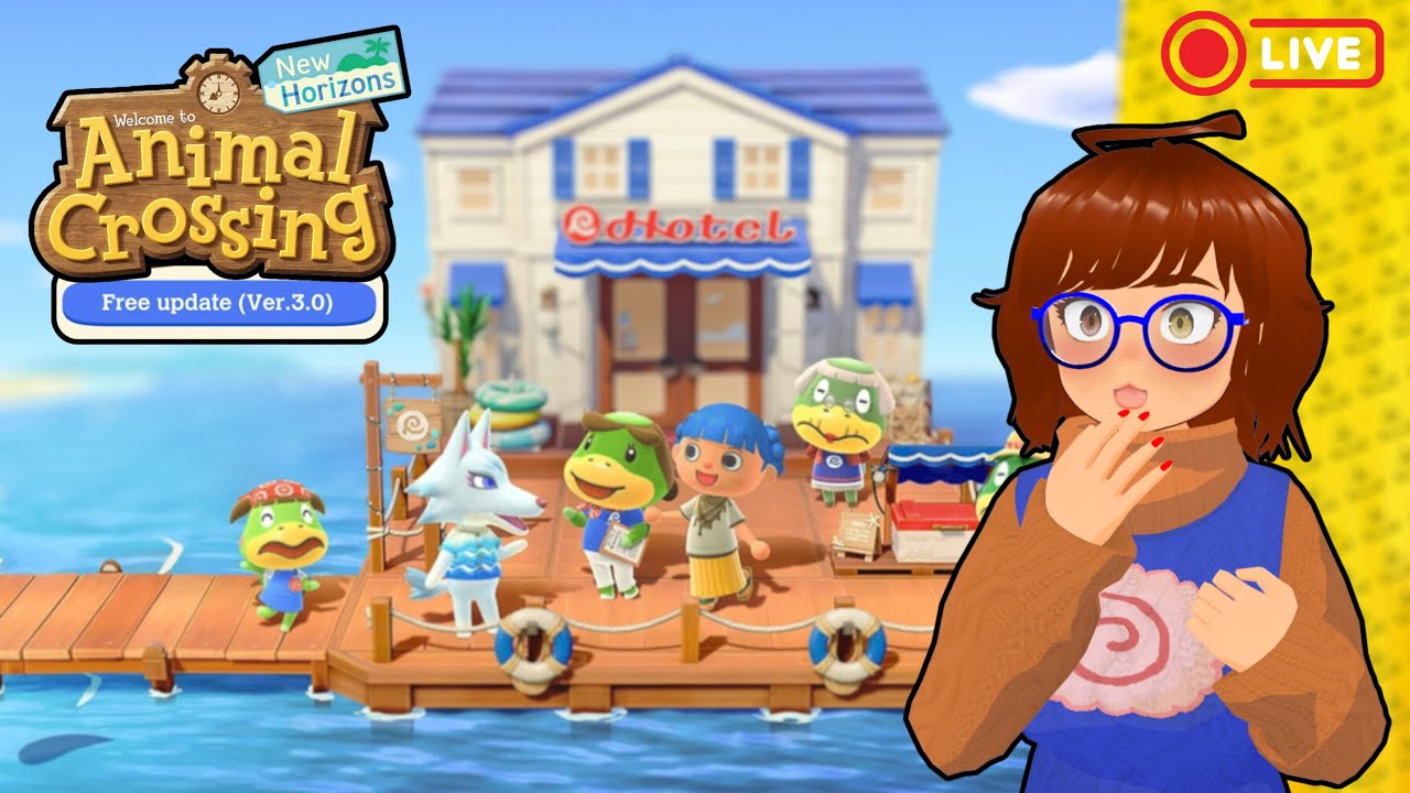 🔴ACNH Hotel Room Decorating! 【Animal Crossing New Horizons Version 3.0 Update】