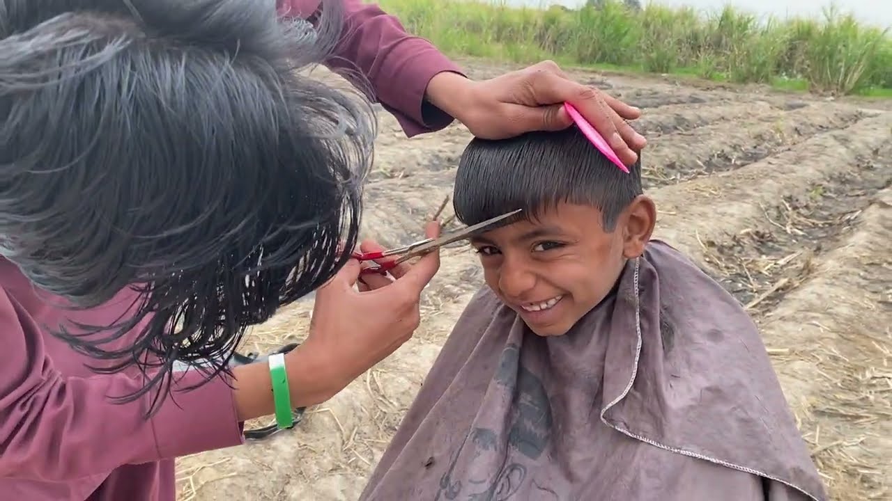 Asmr youngest barber💈 in the world🌍 |Asmr An | Fast and slow haircut💇🏻