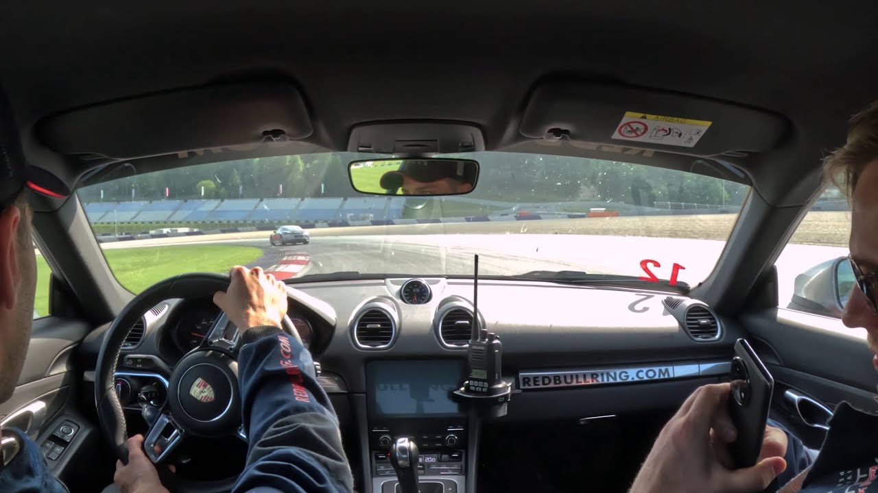 Red Bull Ring Porsche 718 Cayman Experience push laps