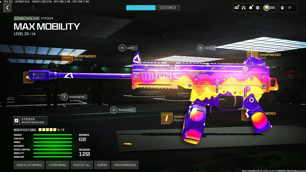 the MAX MOBILITY Striker in MW3 🔥