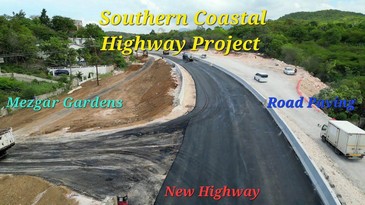 Southern Coastal Highway Project. Mezgar Gardens St.Thomas Road Paving Connecting 14 Miles.