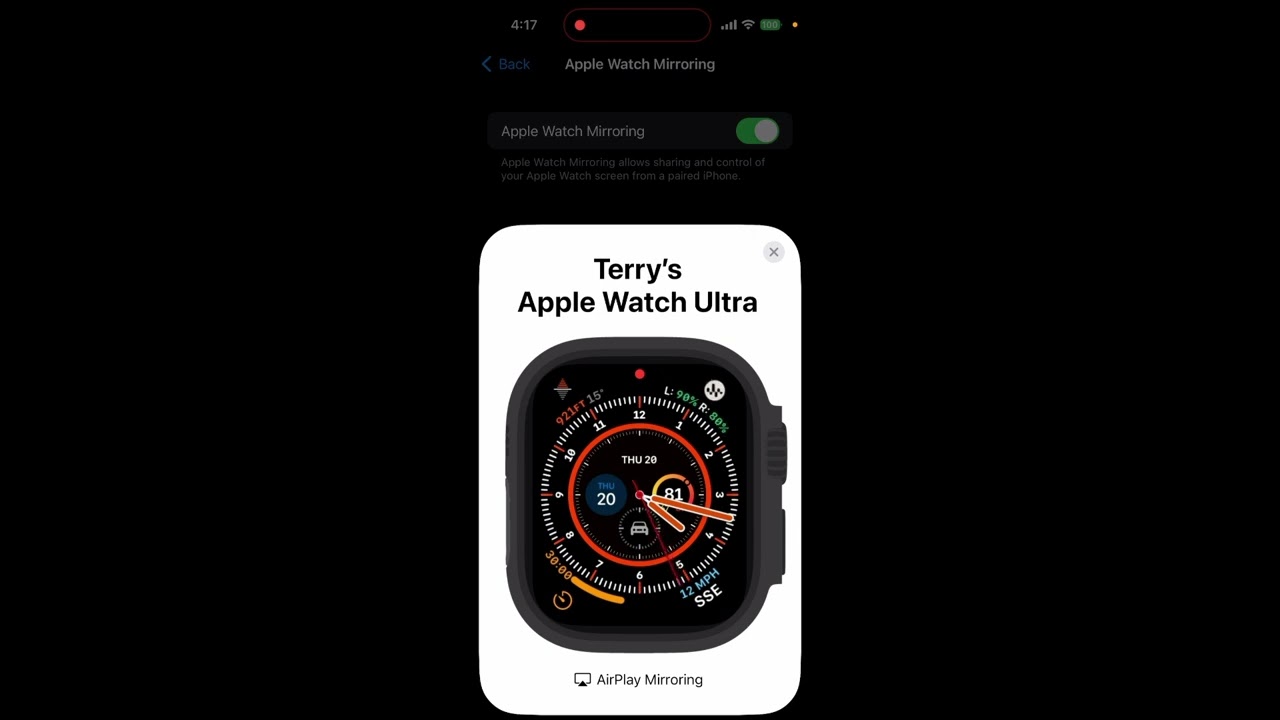 Oticon Connect App Complication for Apple Watch