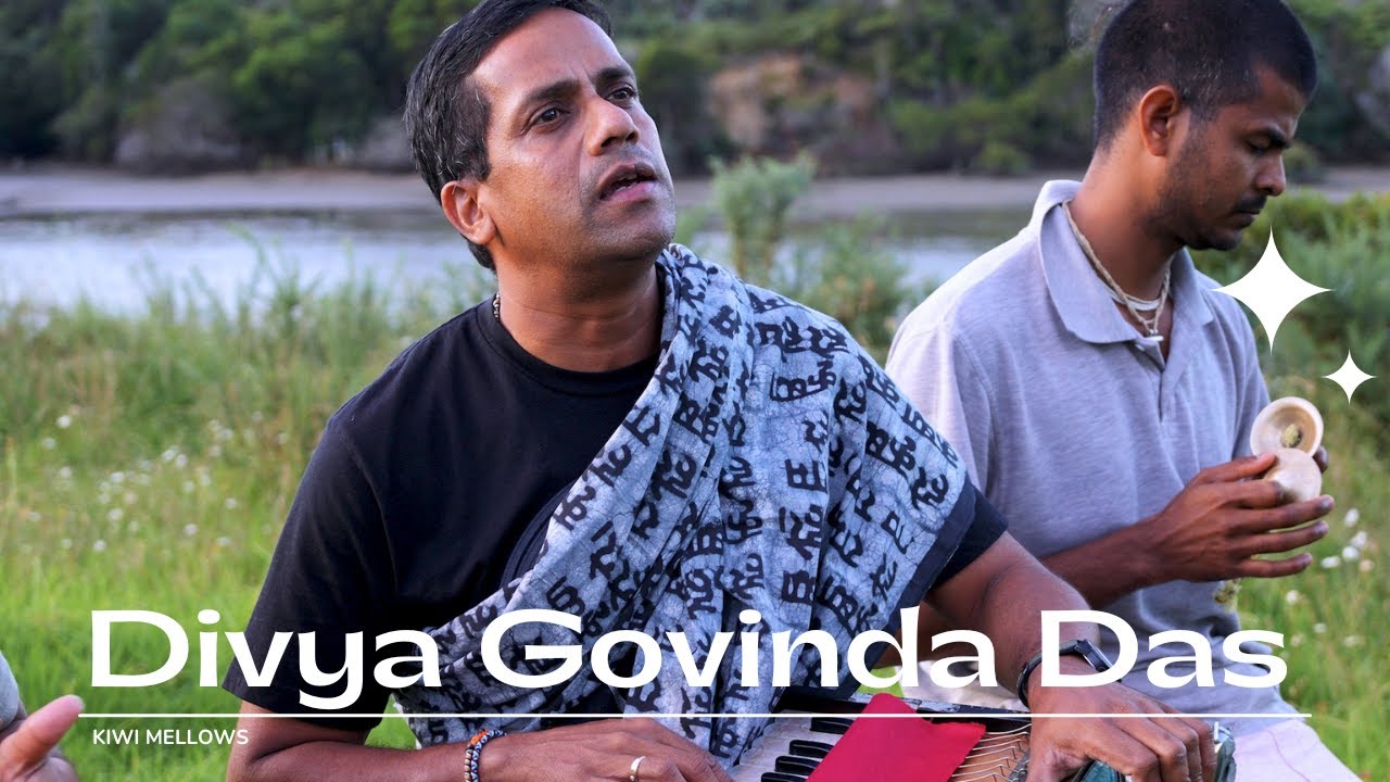 Divya Govinda Das | Hare Krishna Kirtan by the estuary (ISKCON Auckland)