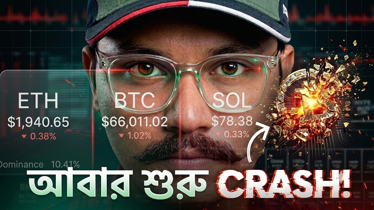 Bitcoin Crash Started | রিকভারি কি পসিবল? | Bong Crypto 2.0