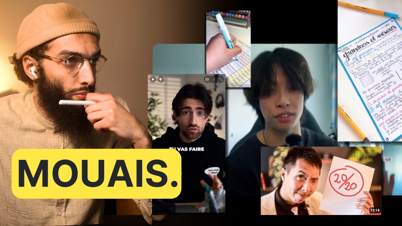 J'analyse les Méthodes d'Étudiants POPULAIRES (Maxime Lim, Être Étudiant, MrDreamax…)