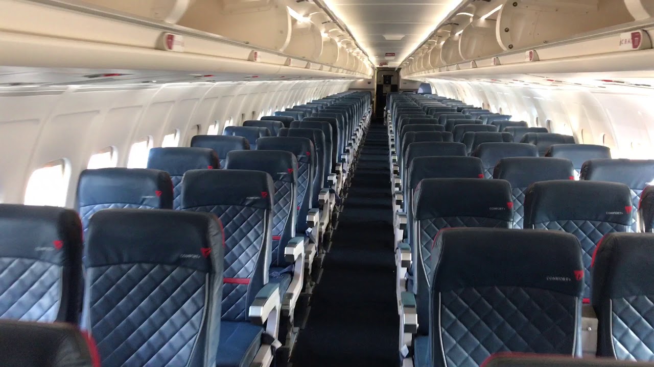 Delta Airlines MD-88 Cabin Walk-Thru