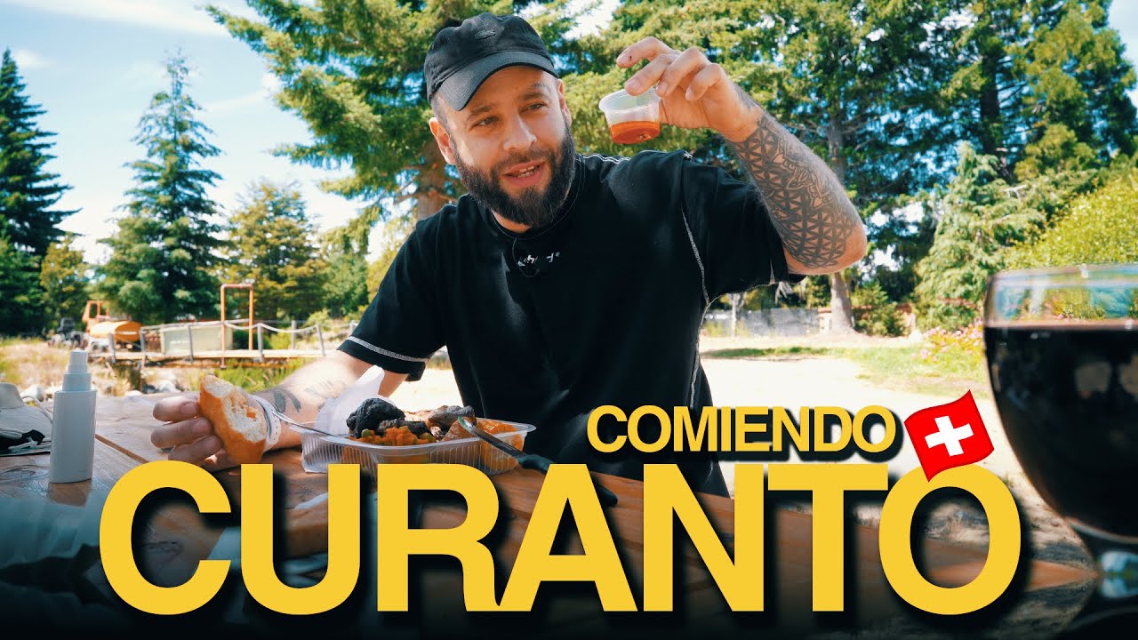 COMIENDO CURANTO EN COLONIA SUIZA