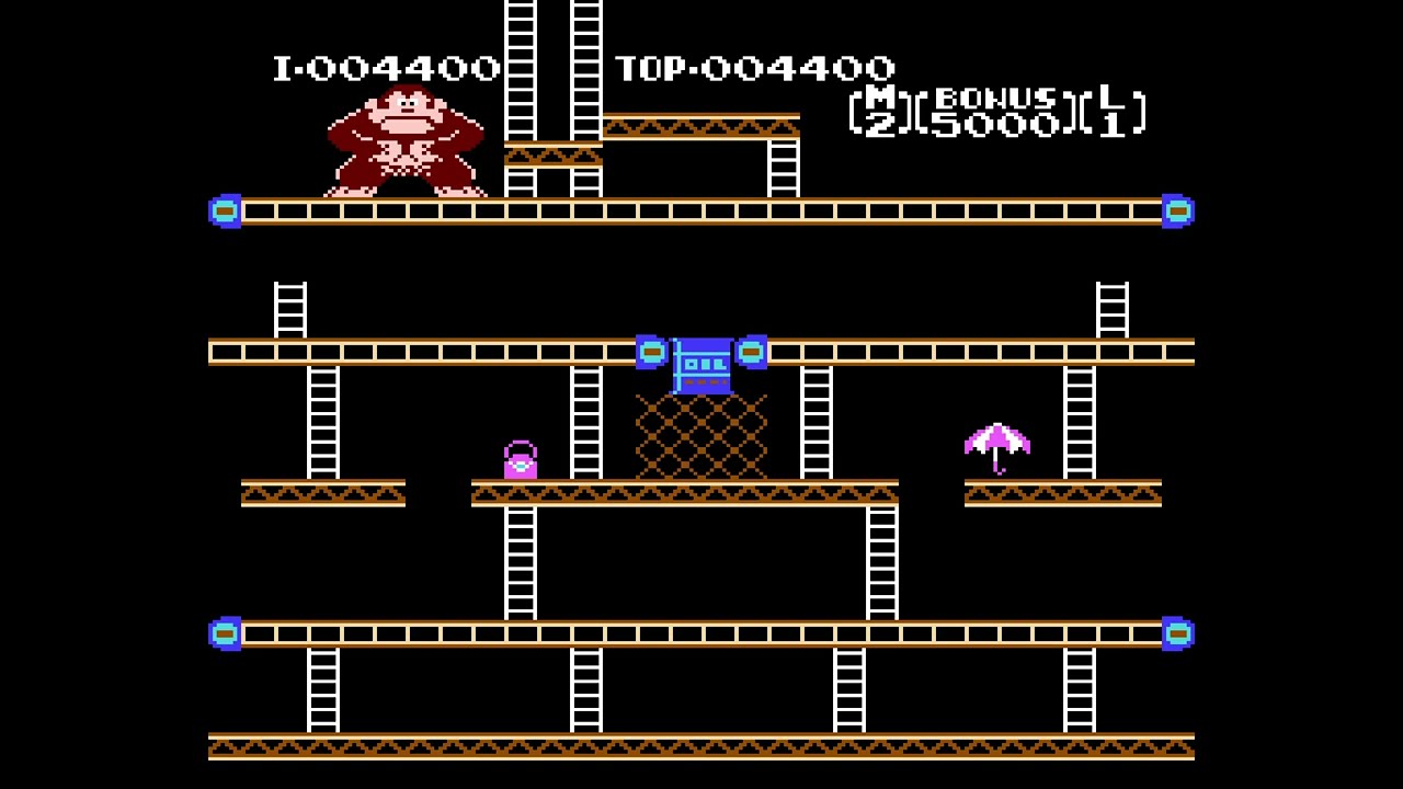 [TAS] NES Donkey Kong: Original Edition by adelikat & Spikestuff in 01:25.67