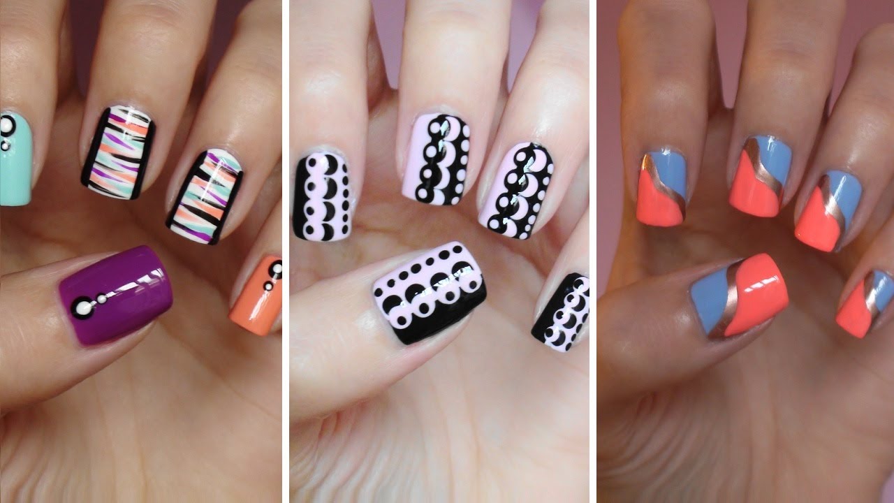 Easy Nail Art For Beginners!!! #7