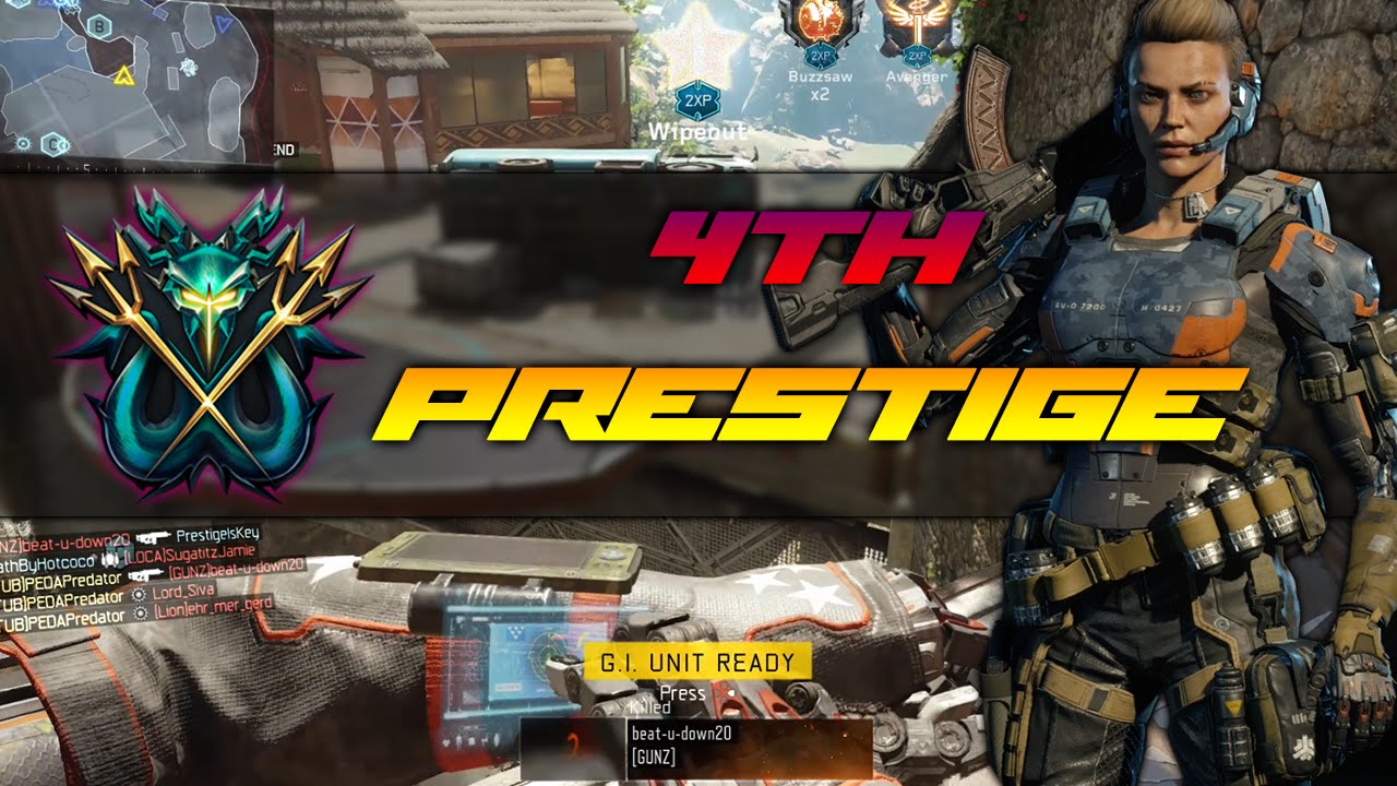 Black Ops 3: RTP - 4th PRESTIGE STATS & Best Hardcore Class Setup