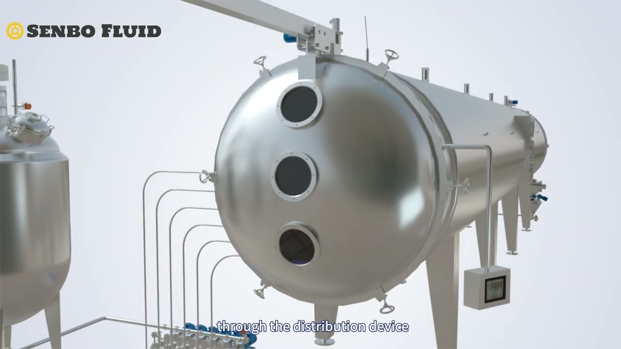 Industrial Liquid Vacuum Belt Dryer | Efficient Continuous Liquid Drying & Powder Production#dryer