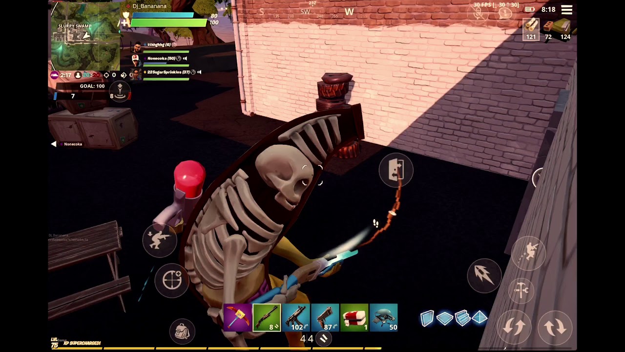 My First Mobile Gameplay In Fortnite *7 KILLS* In Team Rumble
