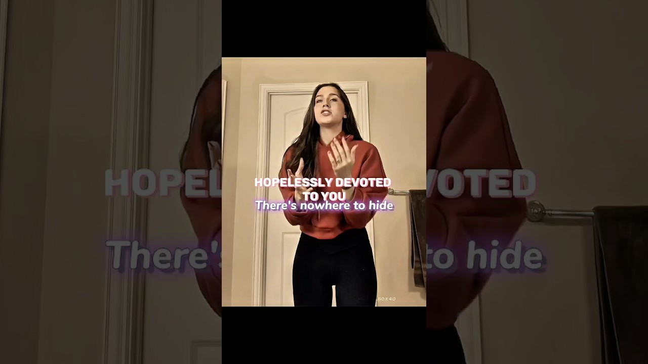 Hopelessly Devoted To You - Olivia Newton-John (Hailey Hutcheson cover) #shorts #hopelesslydevoted