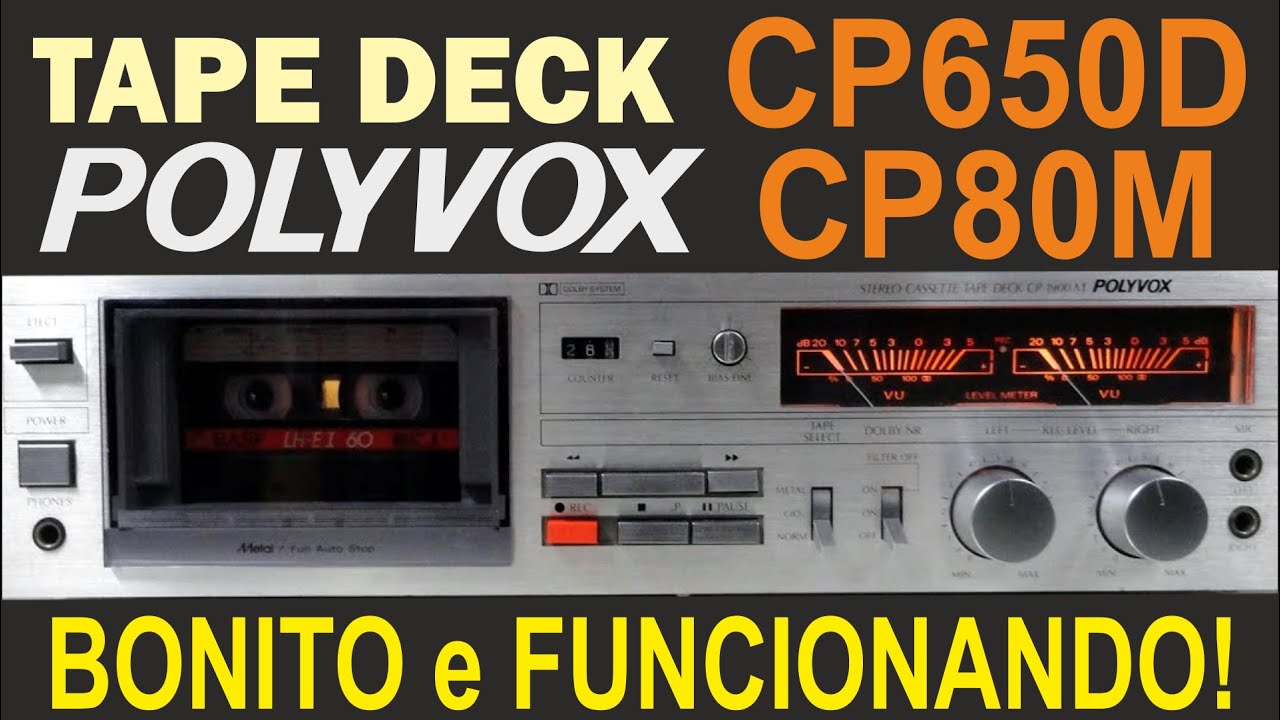 Polyvox CP-80M e CP 650D restaurado - apresenta&ccedil;&atilde;o dos recursos, caracter&iacute;sticas e funcionamento