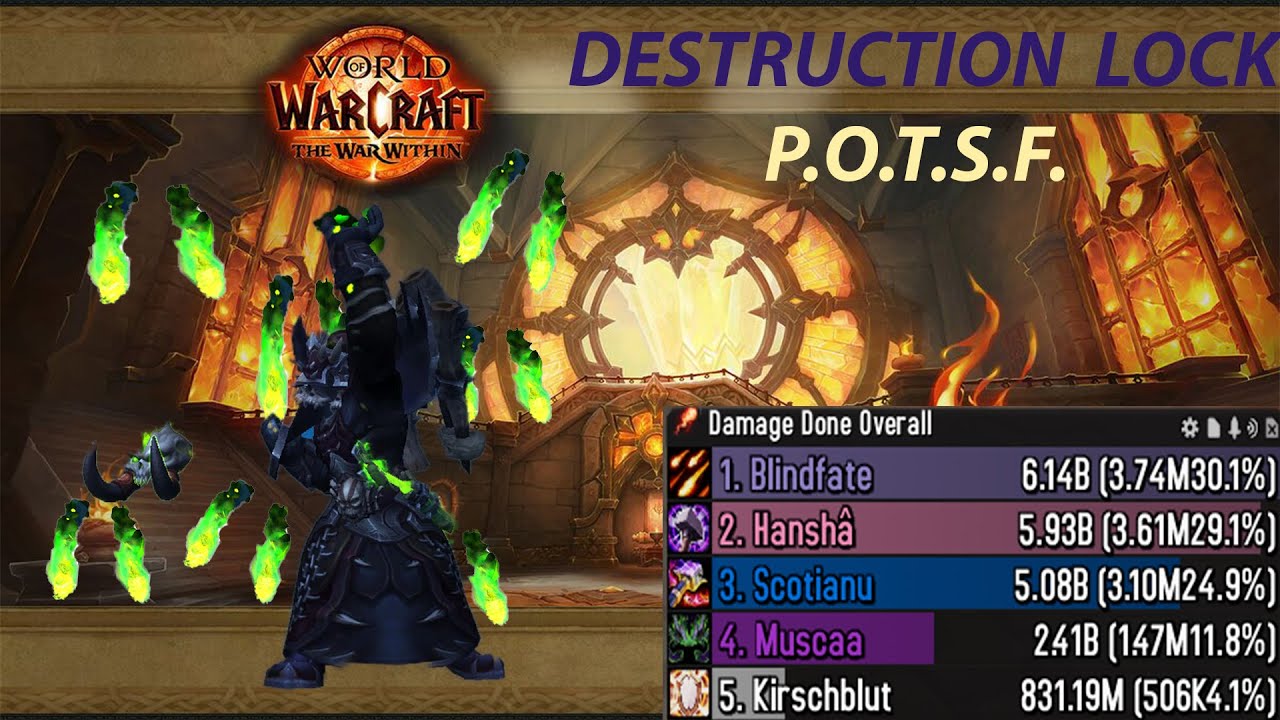 Priory of the Sacred Flame +12/ Let it RAINNN - Destro Lock PoV - Week 3