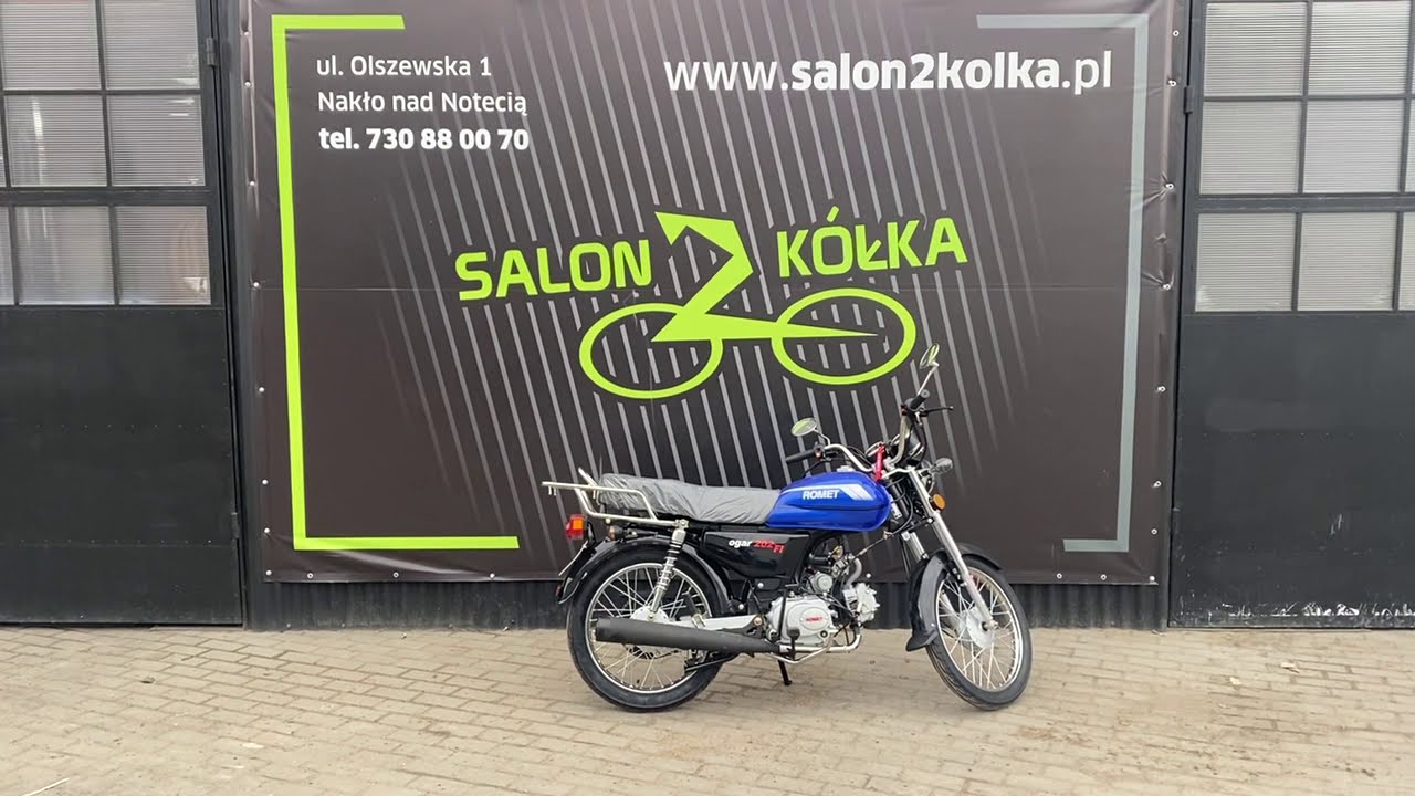 Motorower Romet Ogar 202 Fi - prezentacja motoroweru i uruchomienie #salon2kolka