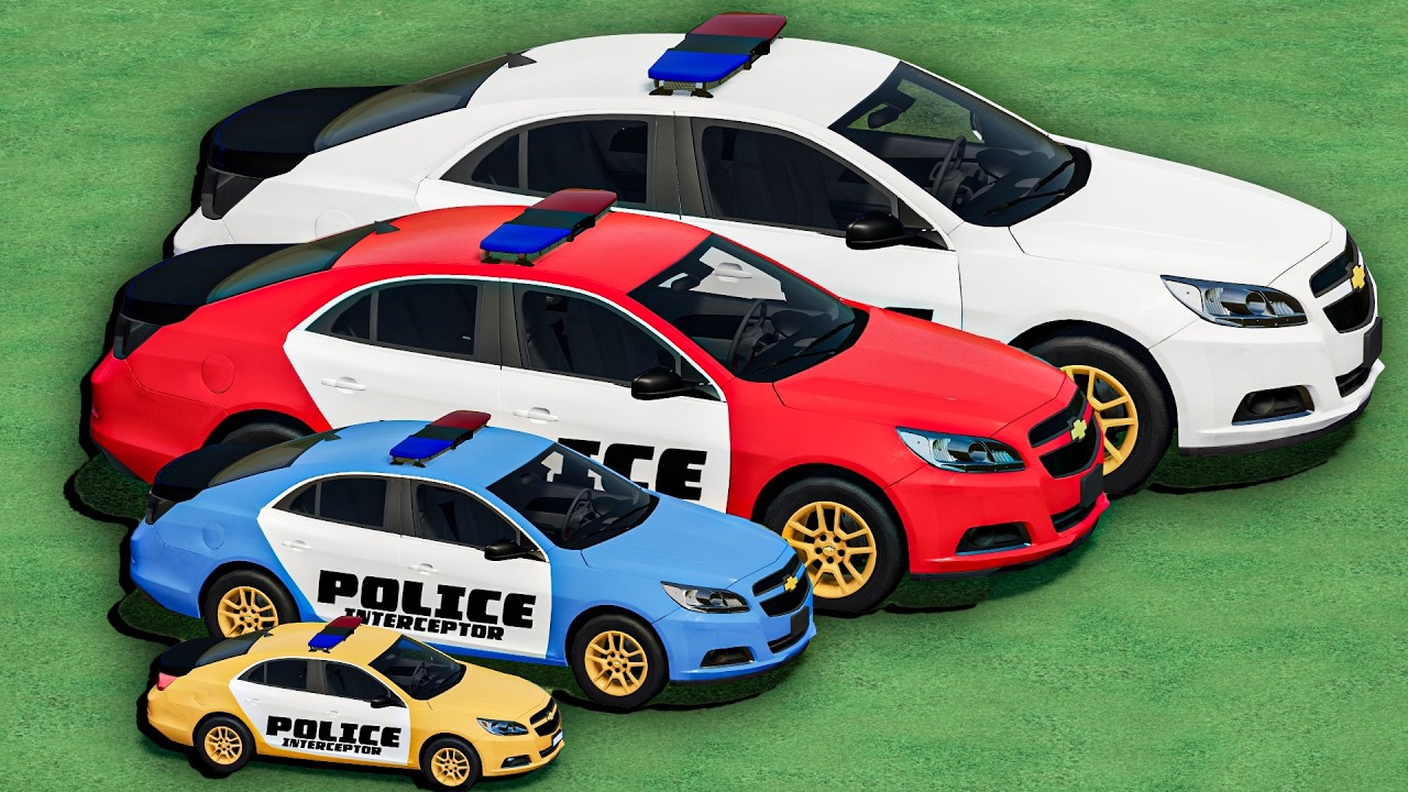 TRANSPORTING EVERY COLORS GIANT EMERGENCY VEHICLE WITH BIG TRUCKS! FS 22