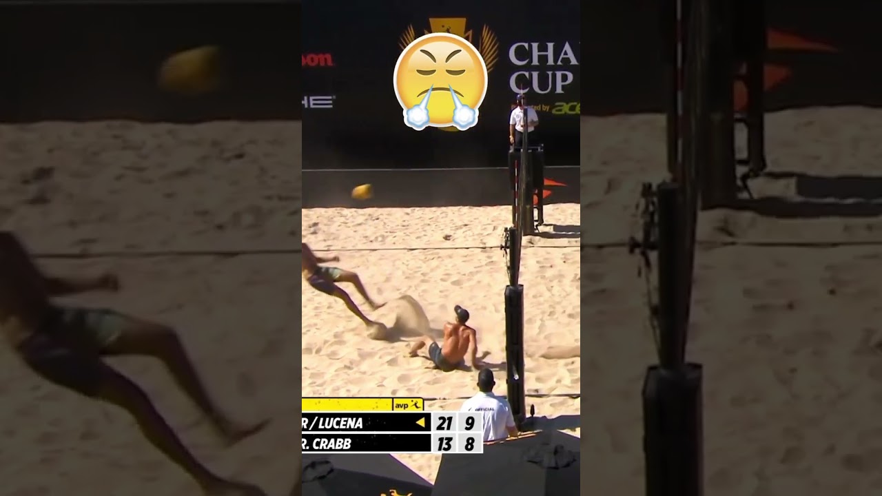 INCREDIBLE Beach Volleyball Rally! #shorts