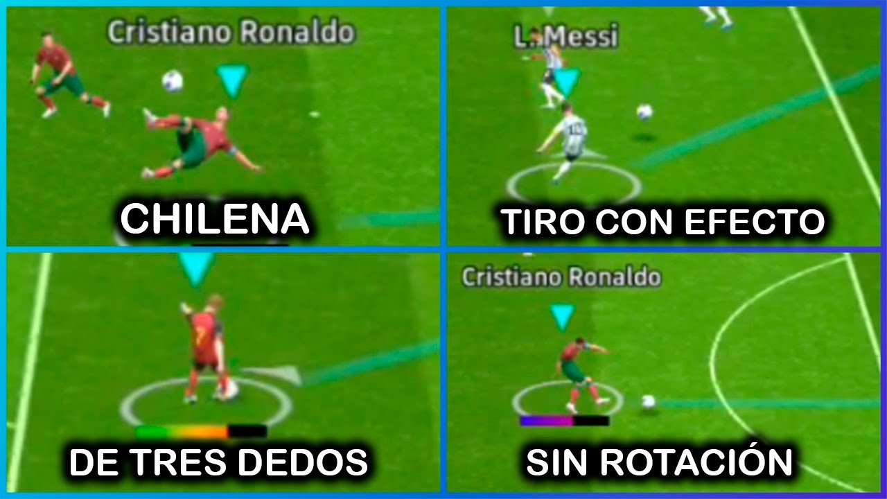 ¿Cómo hacer TODOS los DISPAROS en EFOOTBALL MOBILE 2025? // CHILENA, ASCENDENTE, VASELINA Y MAS