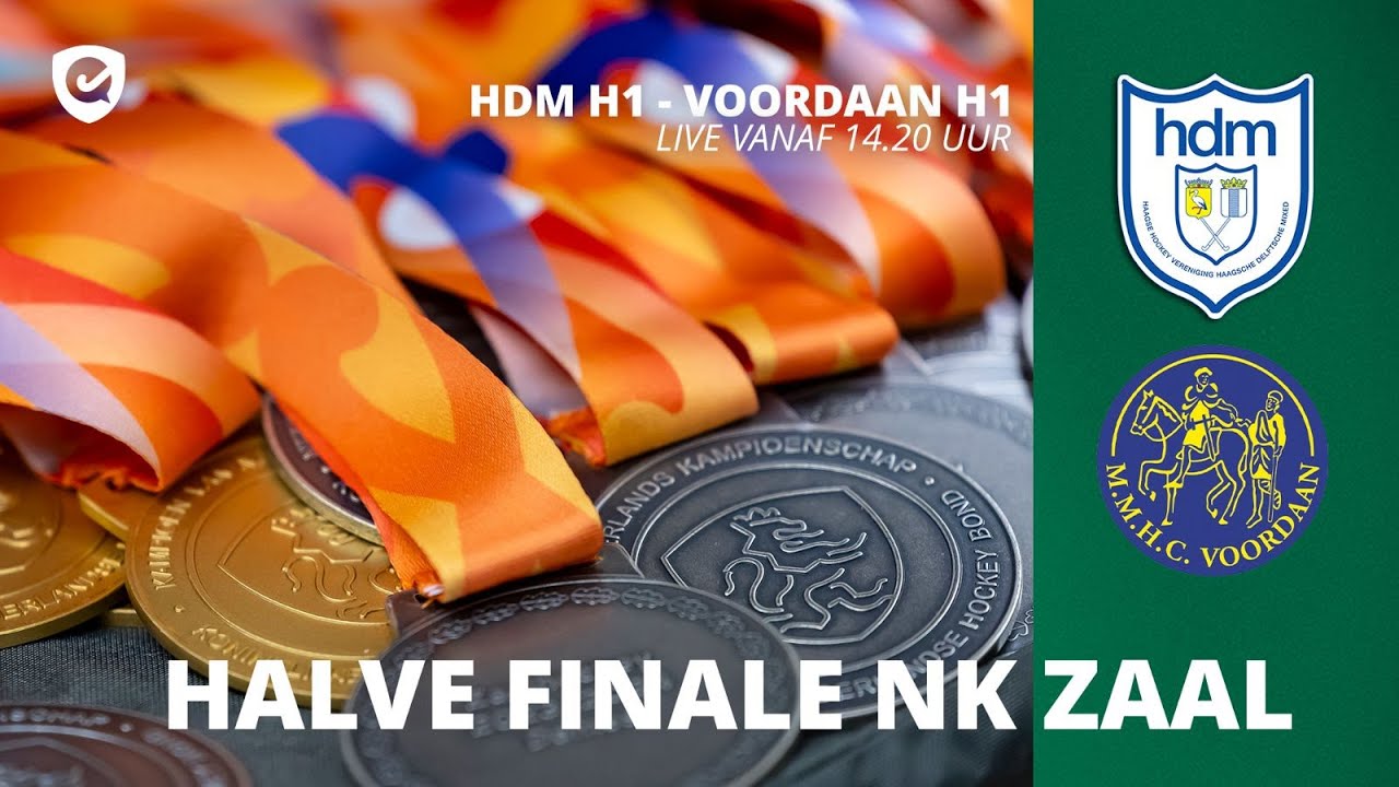𝗛𝗮𝗹𝘃𝗲 𝗳𝗶𝗻𝗮𝗹𝗲 𝗡𝗞 𝗭𝗮𝗮𝗹 🏆 | HDM H1 - Voordaan H1 | 𝗟𝗜𝗩𝗘 𝗢𝗠 14.20 uur