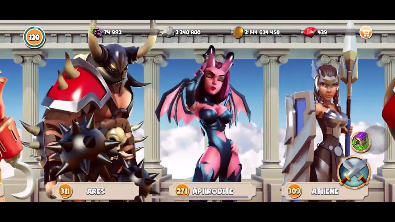 Spending 5.8 bil gold - Gods of Olympus