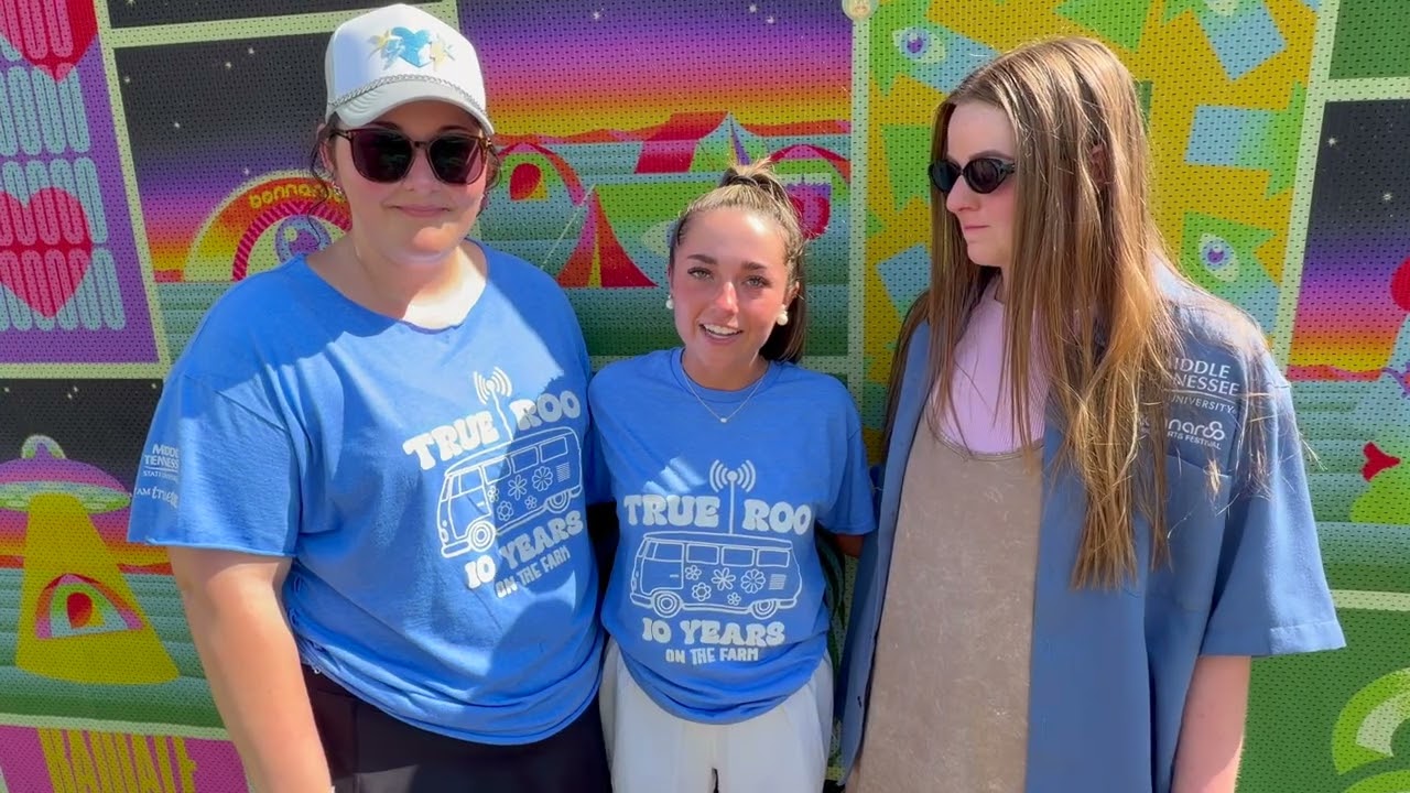 MTSU media students covering 2026 Bonnaroo