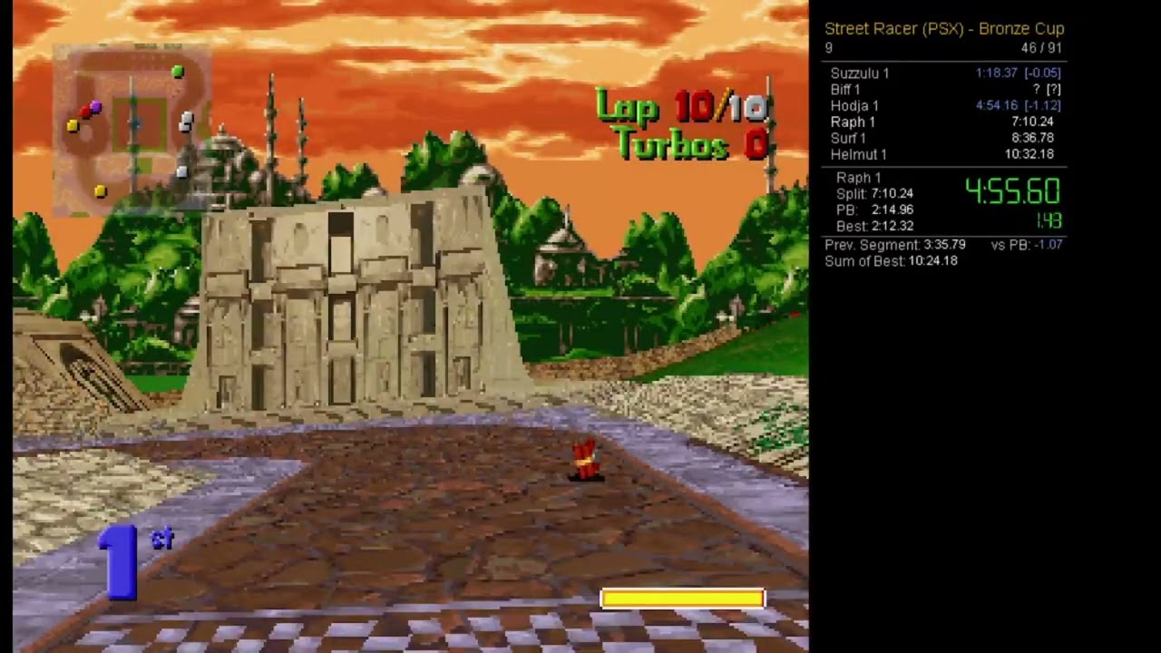 Street Racer (PSX) - Speedrun - Bronze Cup (10:29)