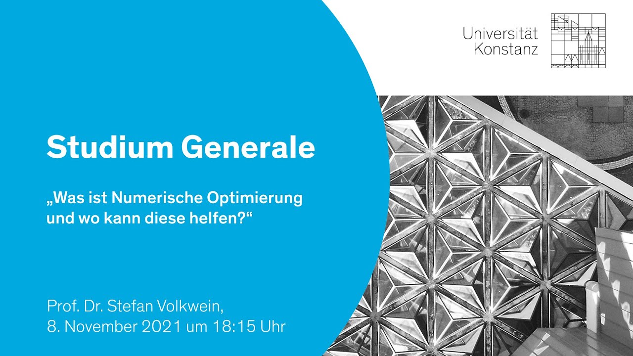 &bdquo;Was ist Numerische Optimierung und wo kann diese helfen?&ldquo;