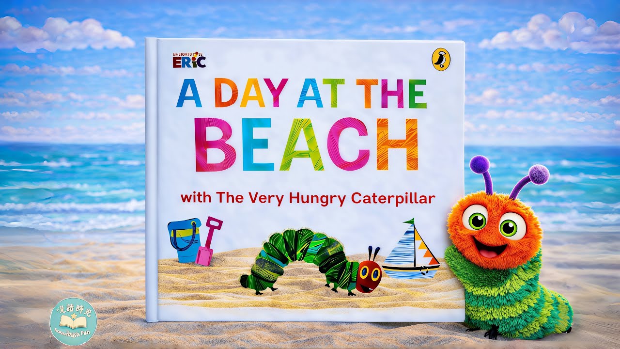 A Day at the Beach with The Very Hungry Caterpillar | Read Aloud with Music 