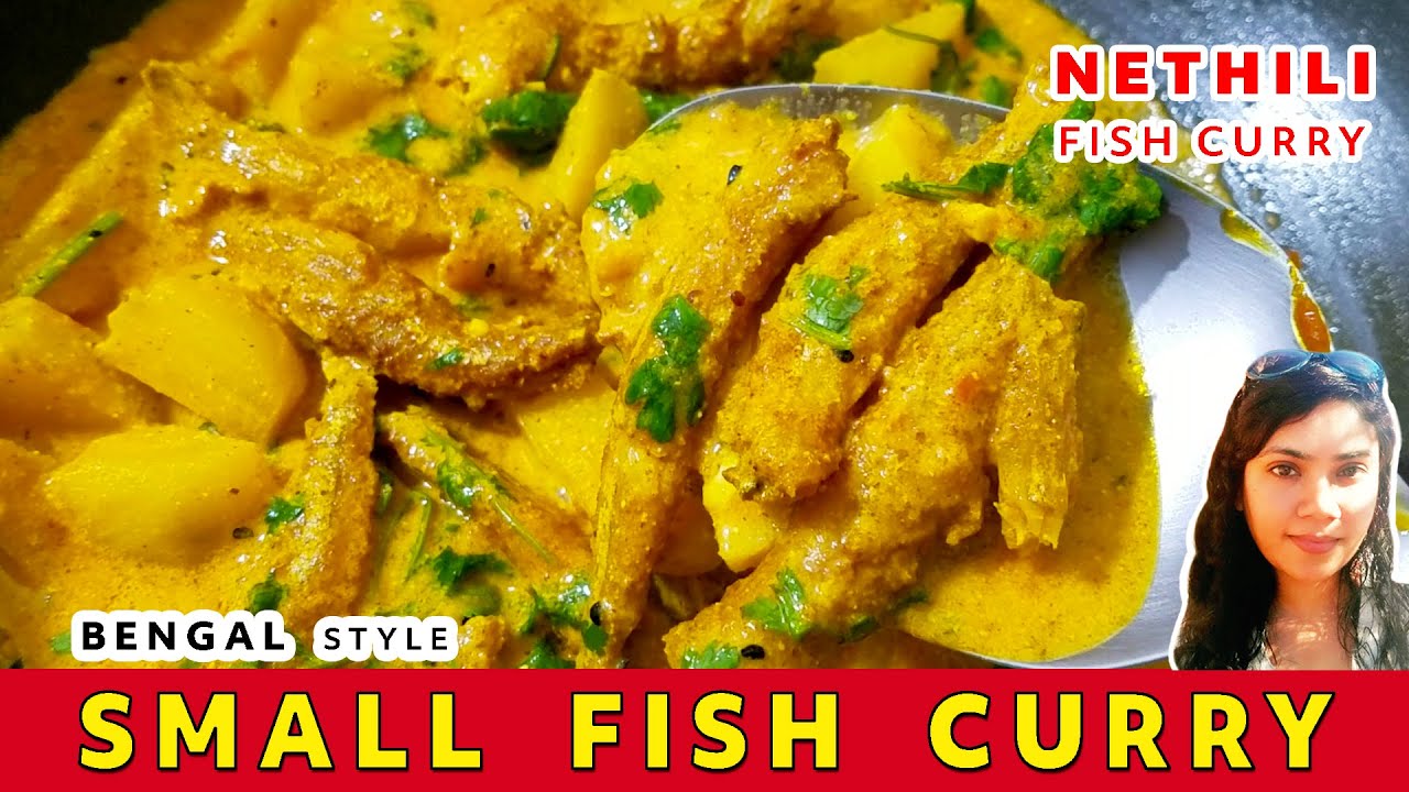 [Nethili Fish Curry] |Anchovy Fish Recipe| |Small Sea Fish|Choto Macher Recipe|